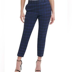 DKNY Essex Plaid Ankle Pants